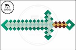  Minecraft Kard Zöld - Világoskék ( Gyémánt kard ) (PZ-10034)