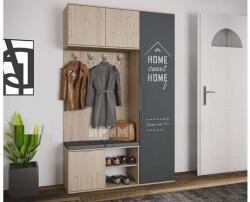 Bogdan Furniture I Портманто Модел 4058, Кестен вирджиния/Графит