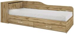 Bogdan Furniture I Легло Mod 2005 с чекмеджета, Дъб артисан