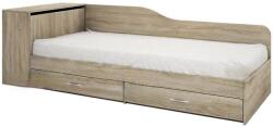 Bogdan Furniture I Легло Mod 2005 с чекмеджета, Сонома тъмна