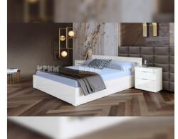 Bogdan Furniture I Спален комплект модел 7046, Бял гланц