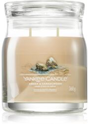 Yankee Candle Amber & Sandalwood lumânare parfumată 368 g