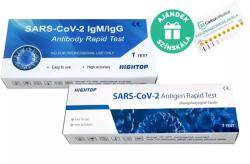 Okos Csomag (Koronavírus COVID-19 1 db Antigén Gyorsteszt és Ellenanyag Gyorsteszt 1 db)