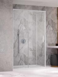 Radaway Zuhanykabin, Radaway Idea White KDJ szögletes fehér zuhanykabin 130x110 átlátszó jobbos