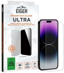 Eiger Folie Sticla Eiger 2.5D Mountain Glass Ultra compatibila cu iPhone 15 / 15 Pro (Transparent) (EGMSP00248)