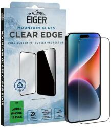 Eiger Folie de protectie Eiger Sticla 3D Mountain Glass Clear pentru iPhone 15 Plus (EGSP00907)