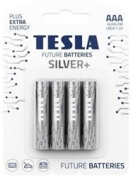 TESLA - 4 db Alkáli elem AAA SILVER+ 1, 5V 1300 mAh 8594183392363 (TS0013)