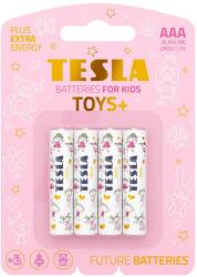 TESLA Tesla Batteries - 4 db Alkáli elem AAA TOYS+ 1, 5V TS0004 (TS0004)