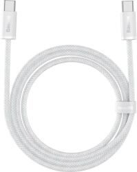 Baseus USB-C-USB-C kábel, 100 W, 1 m (fehér) - gearup