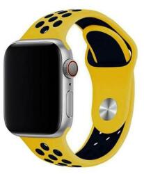 DEVIA Curea smartwatch Devia Deluxe Series Sport 2 pentru Apple Watch 38 mm / 40 mm (Galben) (DVDS2W40YL)