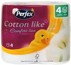 Perfex Toalettpapír PERFEX Cotton Comfort Line 3 rétegű 4 tekercses