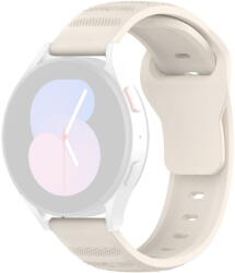 Techsuit Curea pentru Samsung Galaxy Watch 4/5/Active 2, Huawei Watch GT 3 (42mm)/GT 3 Pro (43mm) - Techsuit Watchband (W050) - Beige (KF2317645) - vexio