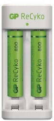 GP Batteries GP ECO E211 Akkutöltő+2 X AAA GP RECYKO 800 (B51211)
