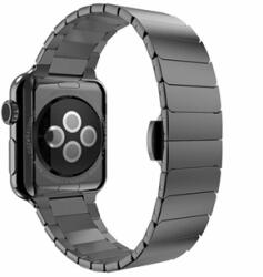 Mybandz APW421802 apple watch nagy láncszemes fém óraszíj /fekete / 42/44 mm (APW421802) - ebolt