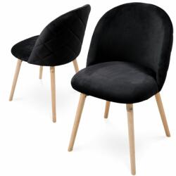 Miadomodo Étkezőszék készlet 2x Fekete (ESST05sw02ER)