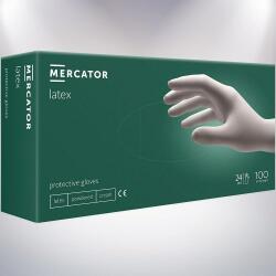 Mercator Medical Latex Vizsgálókesztyű Púderes S 100x
