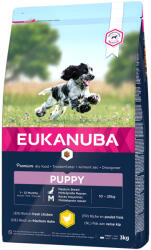 EUKANUBA Eukanuba 10% reducere! Small/Large/Medium Breed hrană uscată, saci mici - Puppy Medium Pui (3 kg)