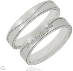 Újvilág Kollekció Ezüst női karikagyűrű 56-os méret - 408/N/56-DB