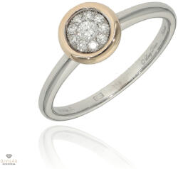 Gyűrű Frank Trautz fehér arany gyűrű 56-os méret - 1-06017-56-0089/56