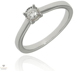 Gyűrű Frank Trautz fehér arany gyűrű 50-es méret - 1-09113-52-0008/50