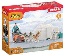 Schleich Wild Life 42558 Szánhúzó kutyás játékszett (S42558)
