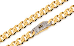 Heratis Forever Monaco Chain Edge Plain Pavé zárral 9, 5 mm IZ30144