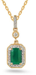 Heratis Forever Medál smaragddal és gyémántokkal IZBR1092P