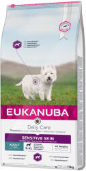 EUKANUBA 12kg Eukanuba Daily Care Adult Sensitive Skin száraz kutyatáp 10% árengedménnyel