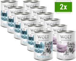 Wolf of Wilderness 24x400g Little Wolf of Wilderness kutyatáp - Vegyes csomag