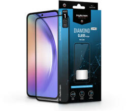MyScreen Samsung Galaxy A55 edzett üveg képernyővédő fólia - MyScreen Protector Diamond Glass Lite Edge2.5D Full Glue - fekete (MS230094)