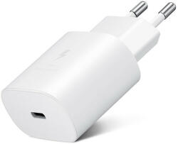 Samsung gyári USB hálózati töltő adapter Type-C bemenettel - 25W - EP-TA800EWE PD. 3.0 Super Fast Charging - fehér (ECO csomagolás) (SA076381)