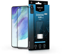 MyScreen Samsung G990B Galaxy S21 FE 5G edzett üveg képernyővédő fólia - MyScreen Protector Diamond Glass Lite Edge2.5D Full Glue - fekete (LA-2098)