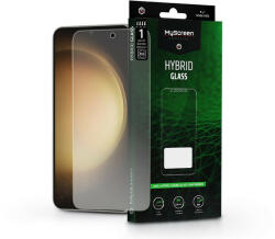 MyScreen Samsung S901B Galaxy S22 5G/Galaxy S23 rugalmas üveg képernyővédő fólia - MyScreen Protector Hybrid Glass Green - átlátszó (LA-2294)