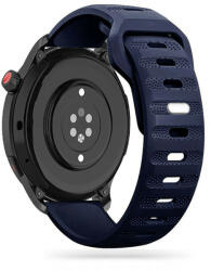Tech-Protect Samsung Galaxy Watch 4 / 5 / 5 Pro / 6 szilikon 20 mm-es sport szíj - Tech-Protect IconBand Line Watch Band - 40/42/43/44/45/46/47 mm - sötétkék (FN0563)