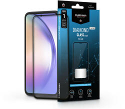 MyScreen Samsung SM-A546 Galaxy A54 5G edzett üveg képernyővédő fólia - MyScreen Protector Diamond Glass Lite Edge2.5D Full Glue - fekete (LA-2315)