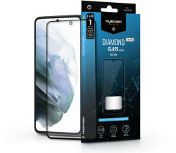 MyScreen Samsung G990F Galaxy S21 edzett üveg képernyővédő fólia - MyScreen Protector Diamond Glass Lite Edge2.5D Full Glue - fekete (LA-2121)