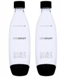 SodaStream Set 2 sticle, Sodastream, Tritan, 1 l, Transparent Negru (C1078)