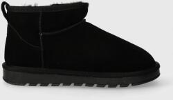 Answear Lab cizme de zapada din piele intoarsa culoarea negru BBYH-OBD02J_99X