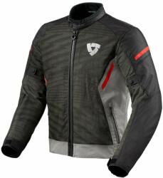 Rev'it! Jacket Torque 2 H2O Grey/Red XL Geacă textilă (FJT310-3520-XL)