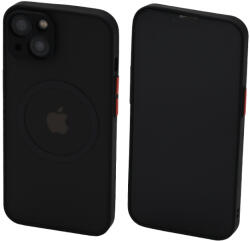 FixPremium - Tok Matte a MagSafe-el - iPhone 13 és 14, fekete