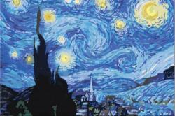 Zuty Pictură pe numere Noapte înstelată (Van Gogh) (1126241) Carte de colorat