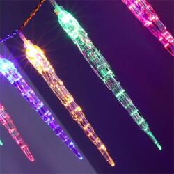 Iris Jégcsap alakú több programos/3m/több színű/30db LED-es/3xAA elemes fényfüzér, fénydekoráció (043-02)