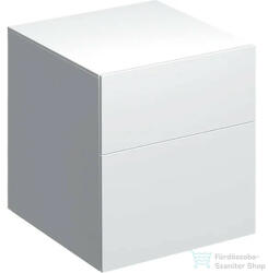 Geberit ICON 45x46, 2x51 cm-es 2 fiókos oldalsó szekrény, fényes fehér 500.504. 01.1 (500504011)
