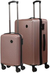 HaChi Boston Pro rose gold 4 kerekű kabinbőrönd és nagy bőrönd (Boston-PRO-S-L-rosegold)