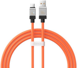 Baseus CoolPlay Kábel - USB / Type-C (USB-C) sárga gyorstöltő kábel 1m, 100W