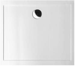 POLYSAN Karia öntöttmárvány szögletes zuhanytálca 80x70x3 cm, fehér 11091 (11091)