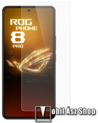ASUS ROG Phone 8, ROG Phone 8 Pro, Üvegfólia, 0, 3 mm, 9H, Sík részre