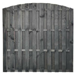Gard - Wales cu lamele arcuite de 8mm antracit 180x180 cm