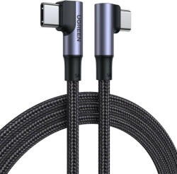 UGREEN Cablu incarcare rapida unghiular USB-C Ugreen 100W 5A 2m negru (US335 70698)