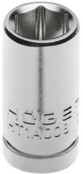 Högert Technik Dugófej 1/4", hatszögletű, metrikus, 6 mm, CrV50BV30 acél, DIN 3124, ASS-drive (HT1A006) (HT1A006)